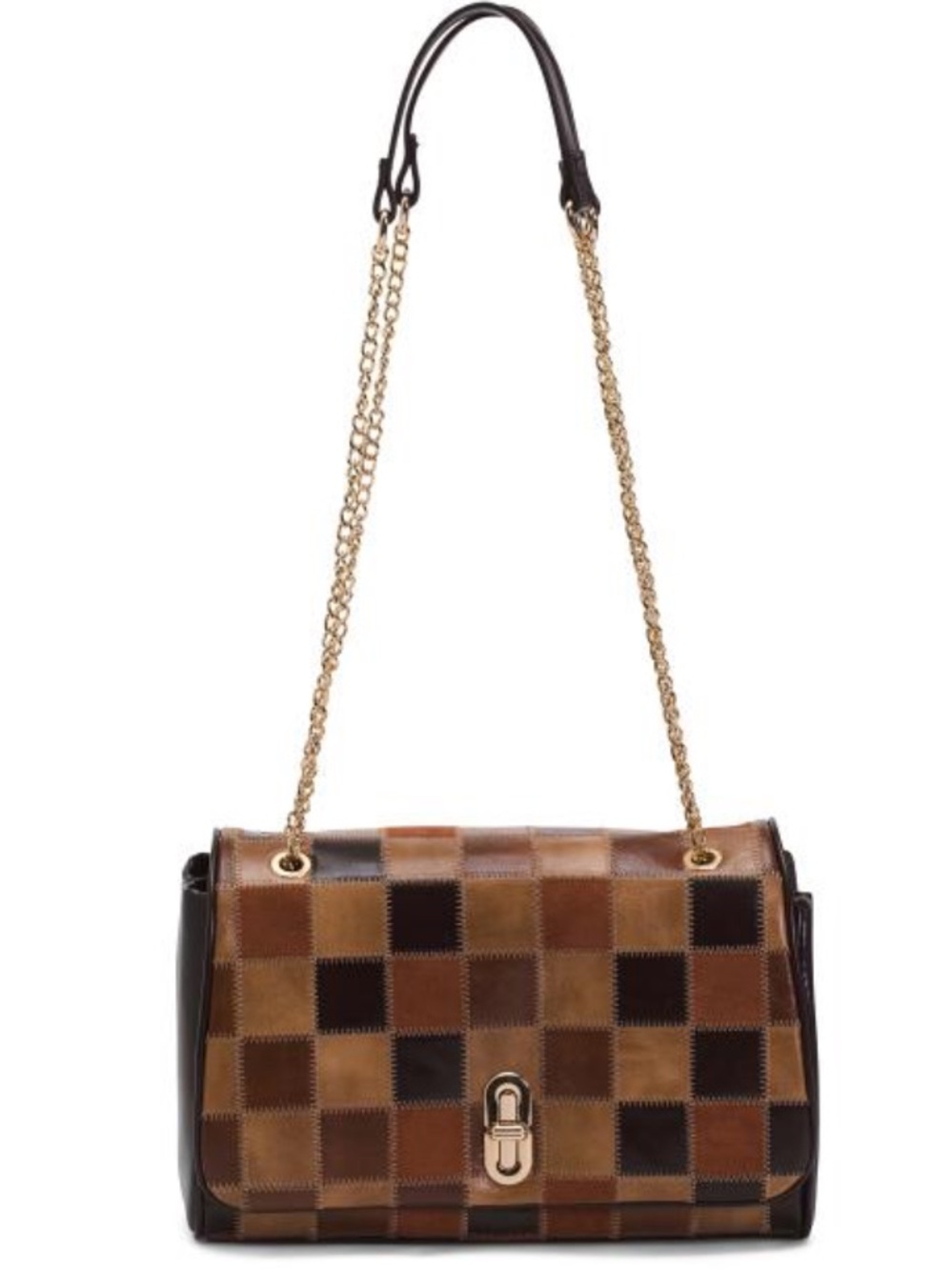 HOUSE OF HARLOW 1960 patchwork multi shoulder bag